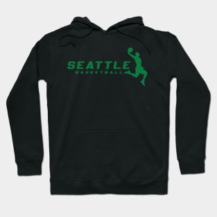 Retro Seattle Basketball Club Hoodie